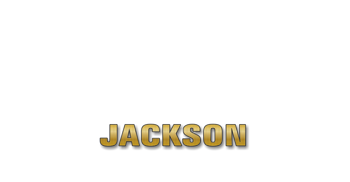 Happy Birthday Jackson Personalized Card for celebrating