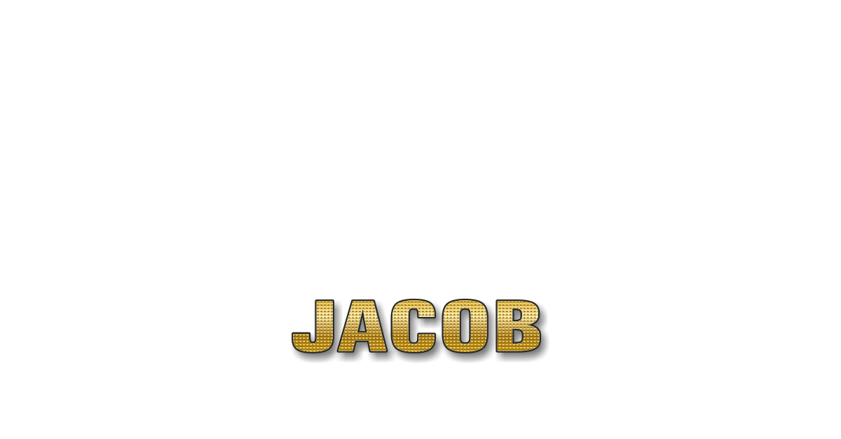 Happy Birthday Jacob Personalized Card for celebrating