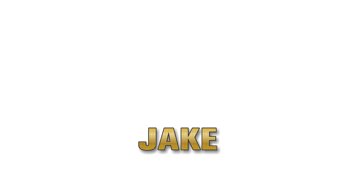 Happy Birthday Jake Personalized Card for celebrating