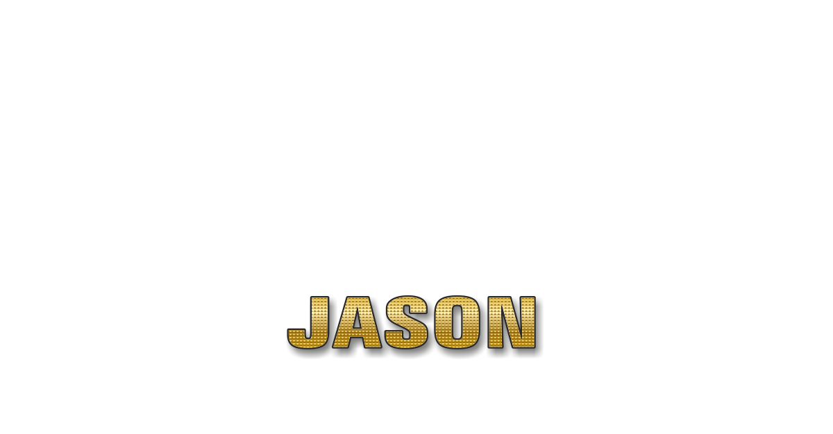 Happy Birthday Jason Personalized Card for celebrating