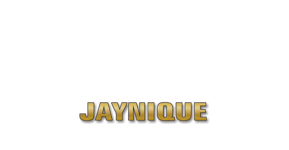 Happy Birthday Jaynique Personalized Card for celebrating