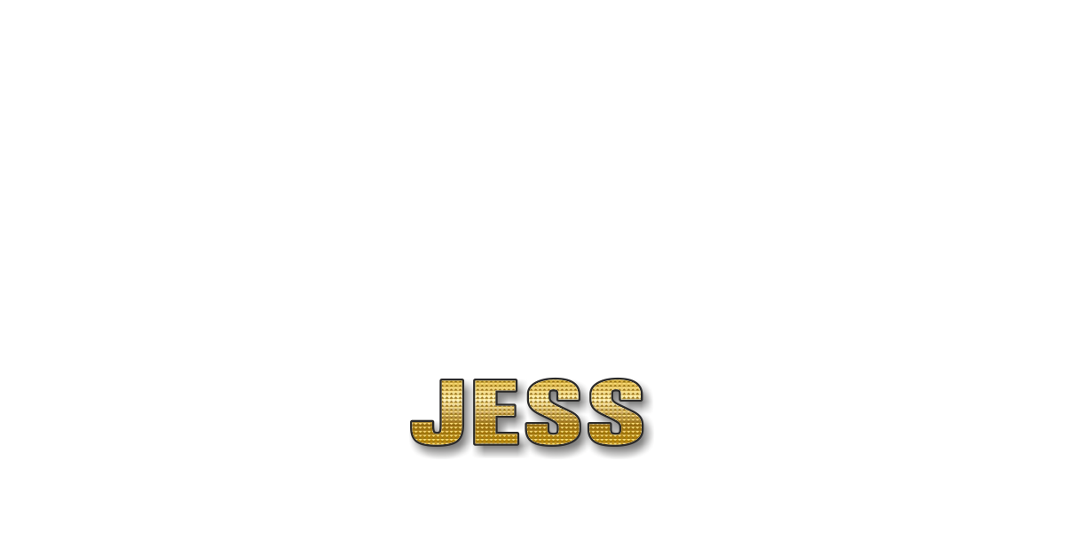 Happy Birthday Jess Personalized Card for celebrating