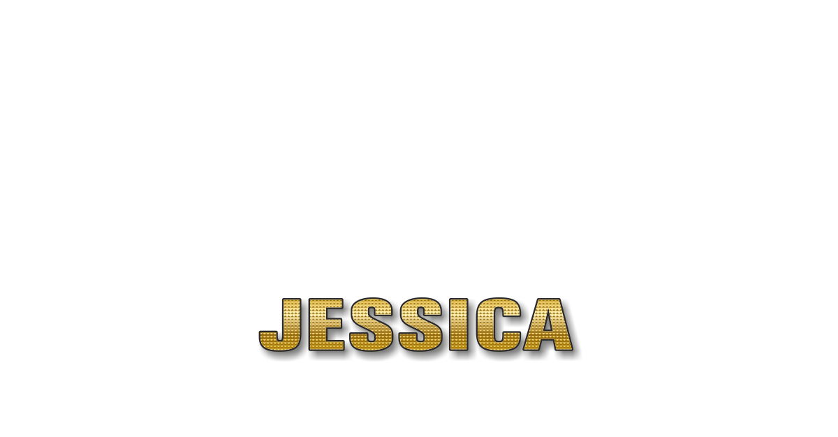 Happy Birthday Jessica Personalized Card for celebrating