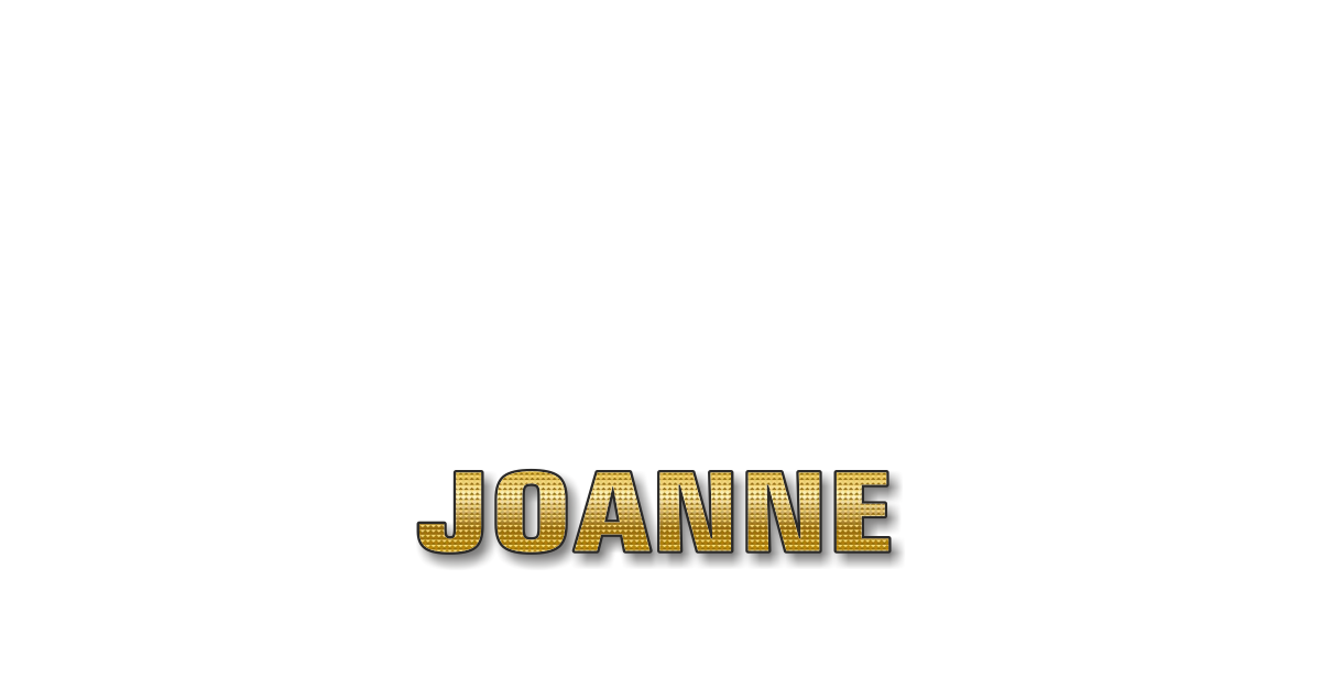 Happy Birthday Joanne Personalized Card for celebrating