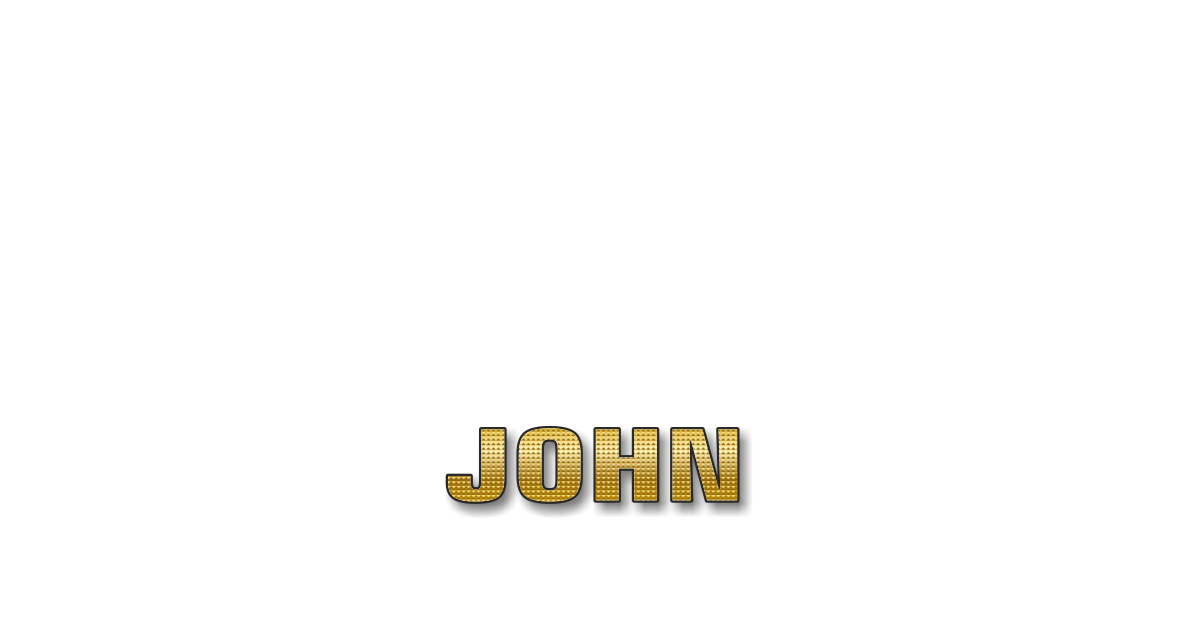 Happy Birthday John Personalized Card for celebrating