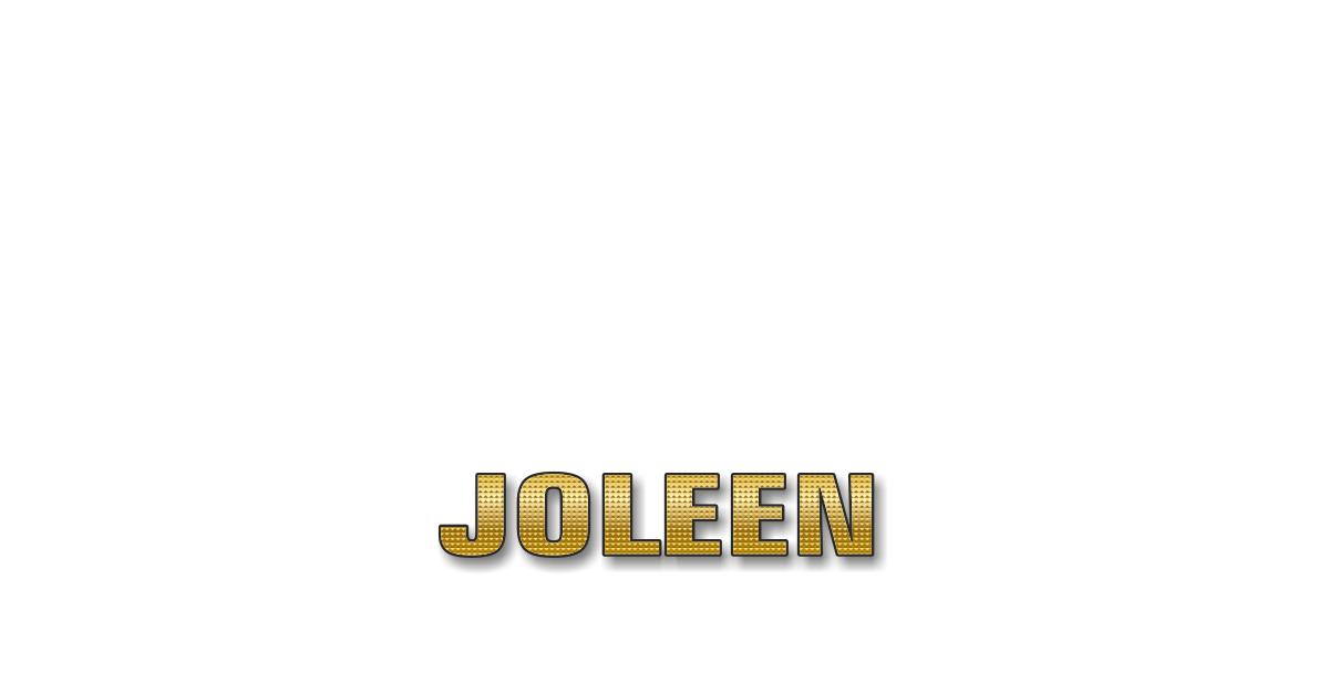 Happy Birthday Joleen Personalized Card for celebrating