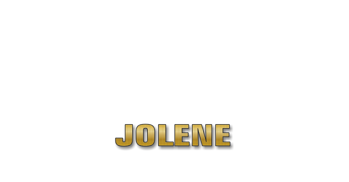 Happy Birthday Jolene Personalized Card for celebrating