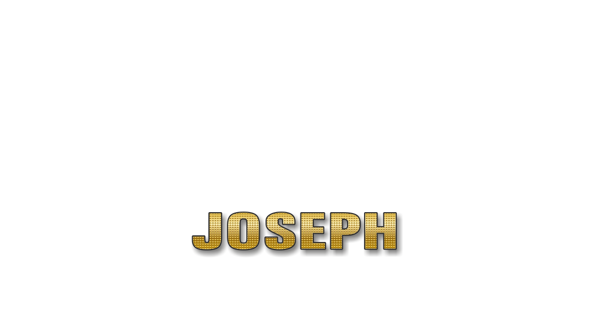 Happy Birthday Joseph Personalized Card for celebrating