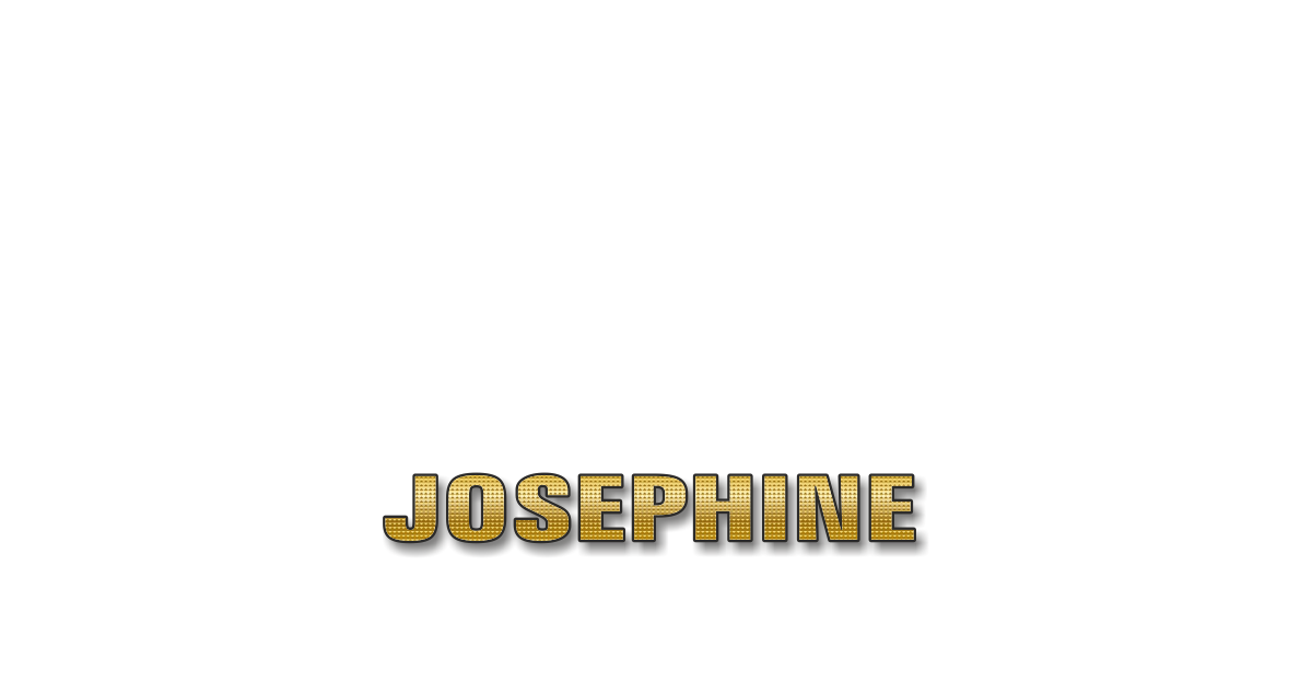 Happy Birthday Josephine Personalized Card for celebrating