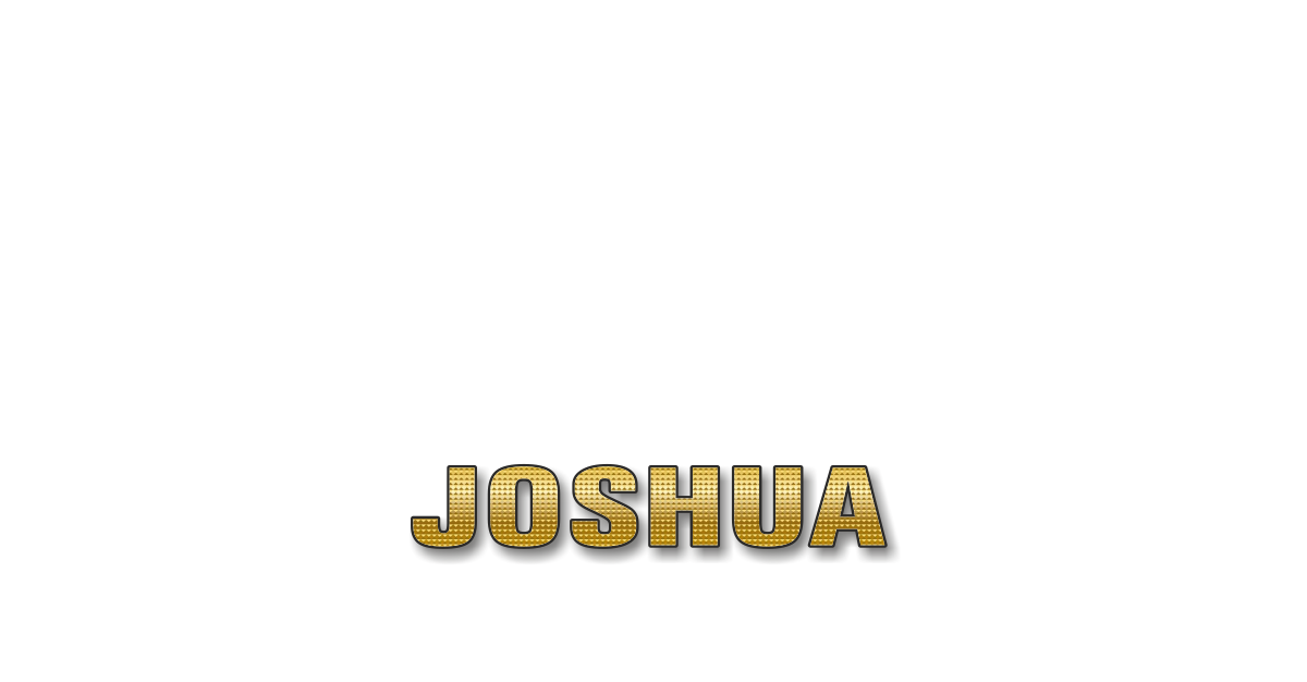 Happy Birthday Joshua Personalized Card for celebrating