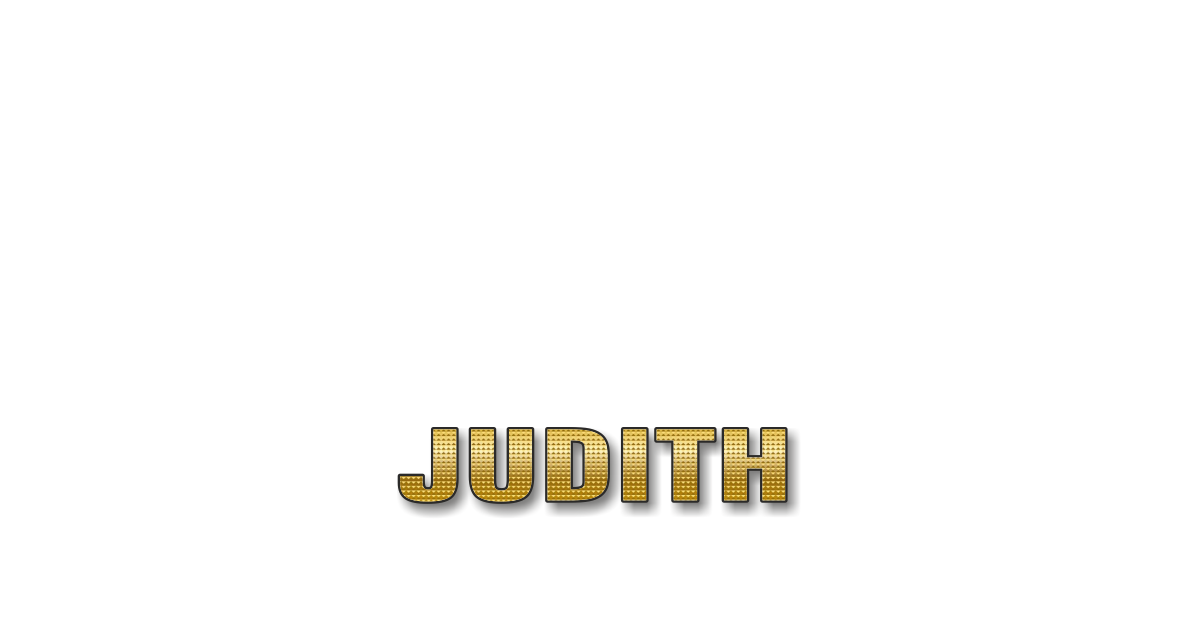Happy Birthday Judith Personalized Card for celebrating