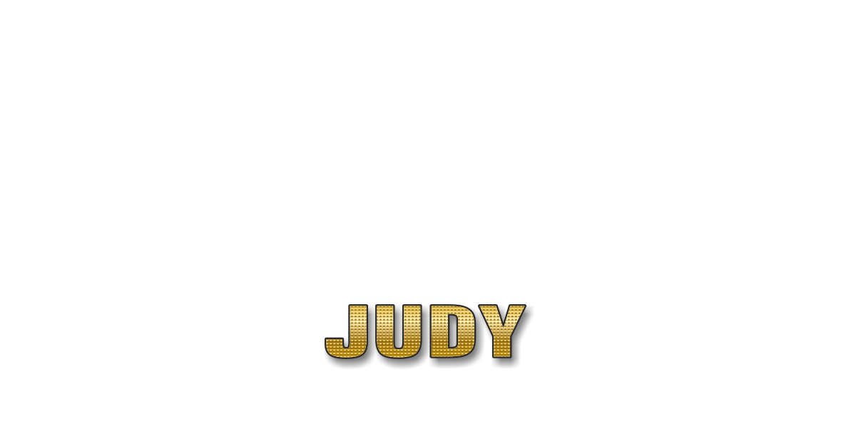 Happy Birthday Judy Personalized Card for celebrating