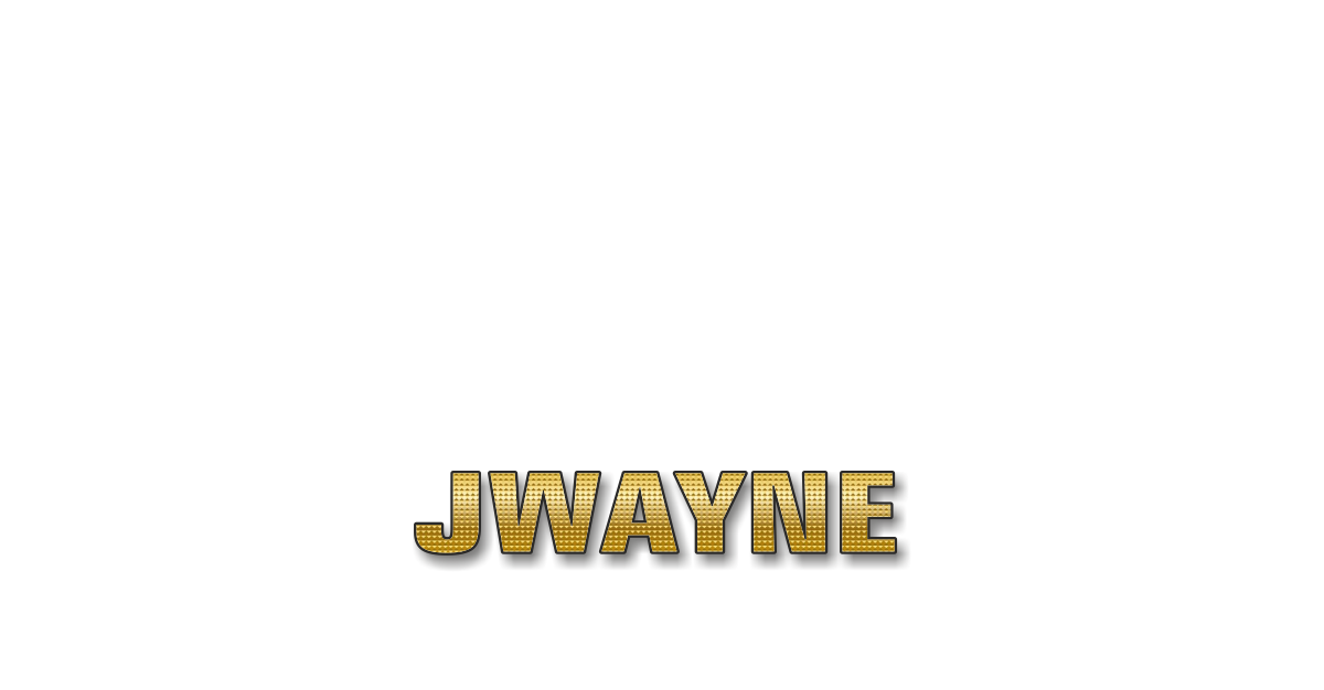 Happy Birthday JWayne Personalized Card for celebrating