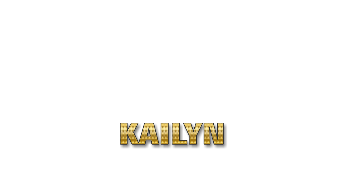 Happy Birthday Kailyn Personalized Card for celebrating