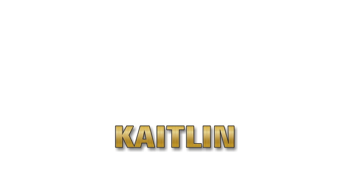 Happy Birthday Kaitlin Personalized Card for celebrating