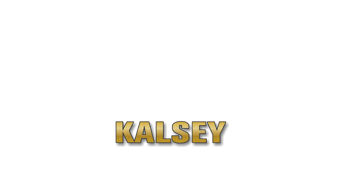 Happy Birthday Kalsey Personalized Card for celebrating