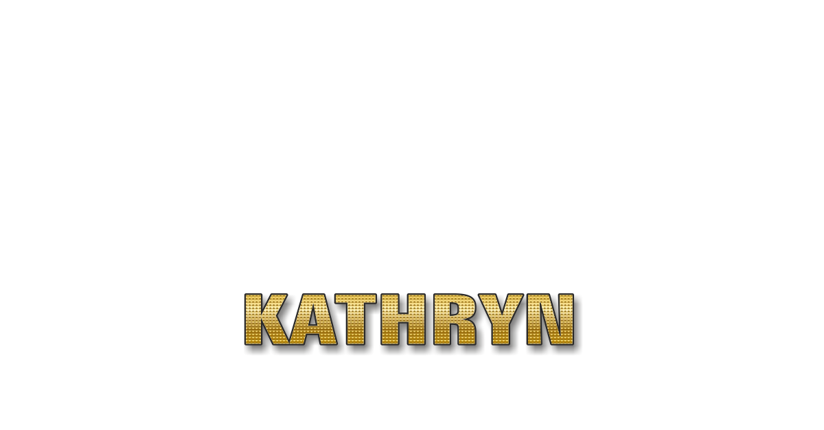 Happy Birthday Kathryn Personalized Card for celebrating