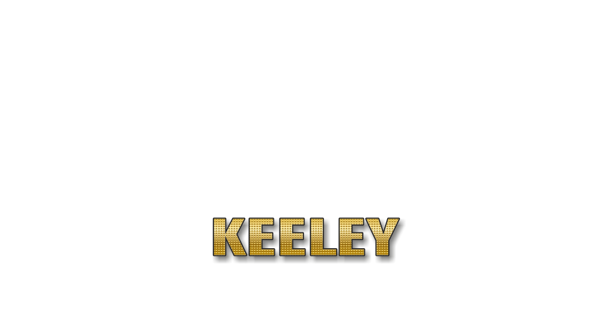 Happy Birthday Keeley Personalized Card for celebrating