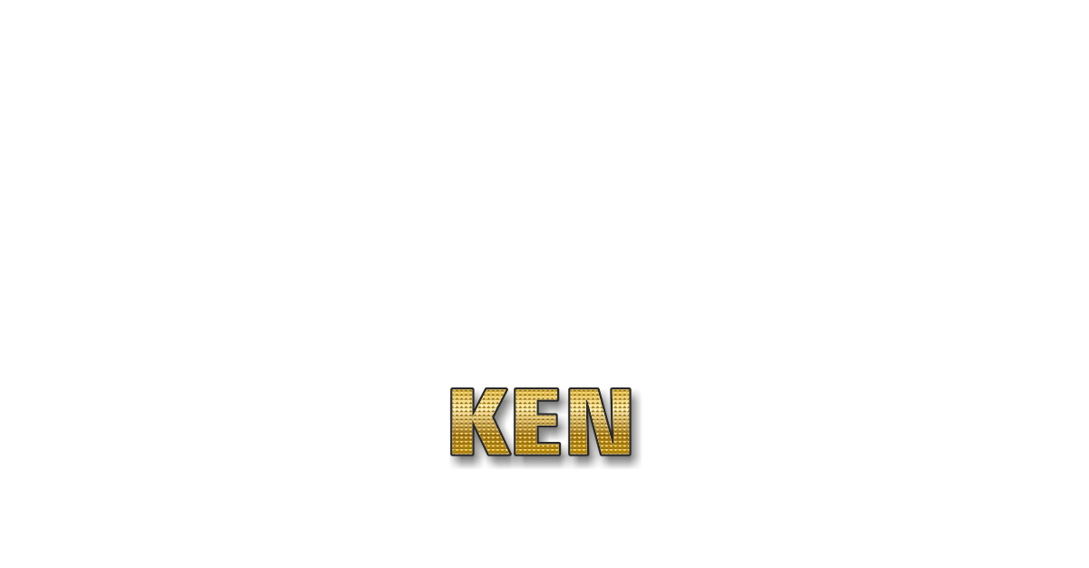 Happy Birthday Ken Personalized Card for celebrating