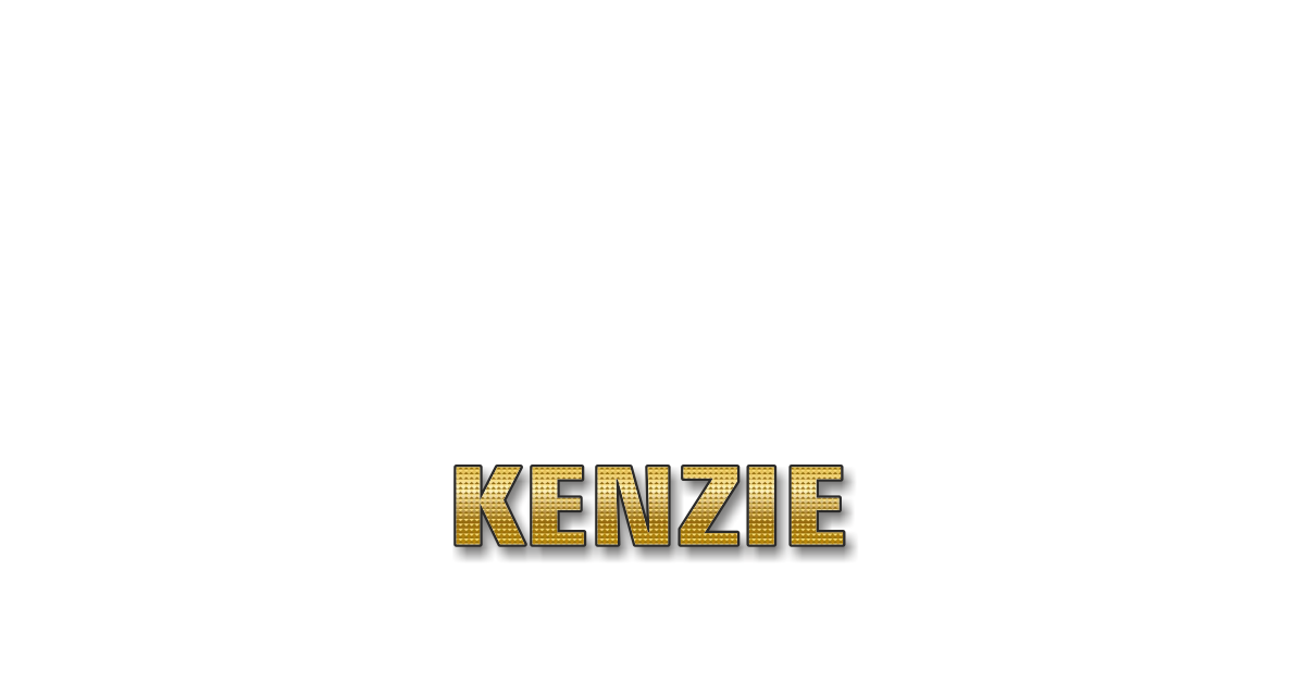 Happy Birthday Kenzie Personalized Card for celebrating