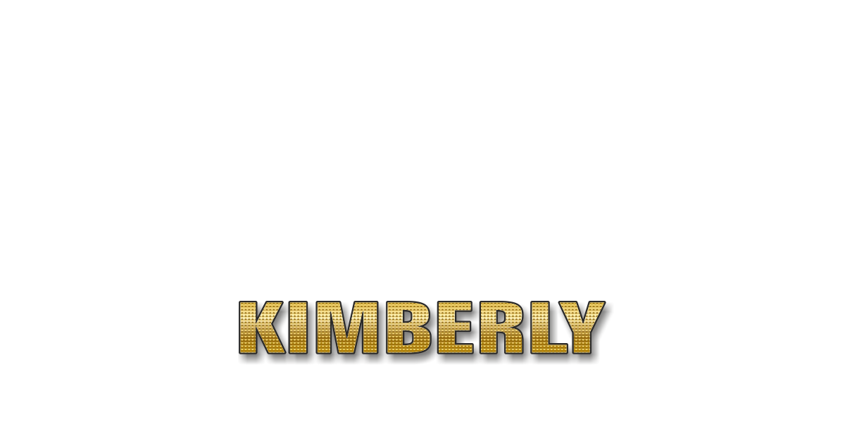 Happy Birthday Kimberly Personalized Card for celebrating