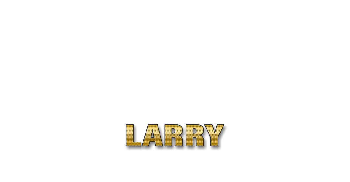 Happy Birthday Larry Personalized Card for celebrating