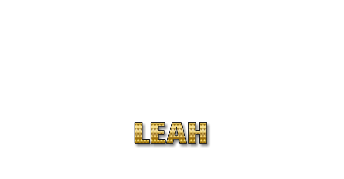 Happy Birthday Leah Personalized Card for celebrating
