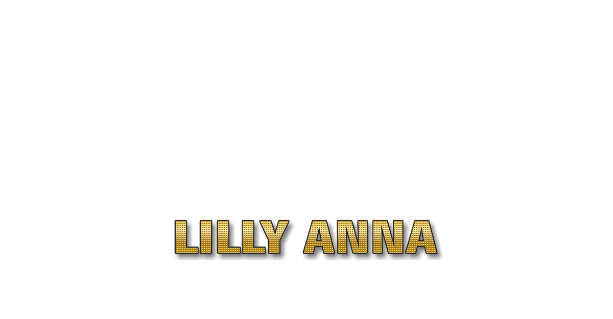 Happy Birthday Lilly Anna Personalized Card for celebrating