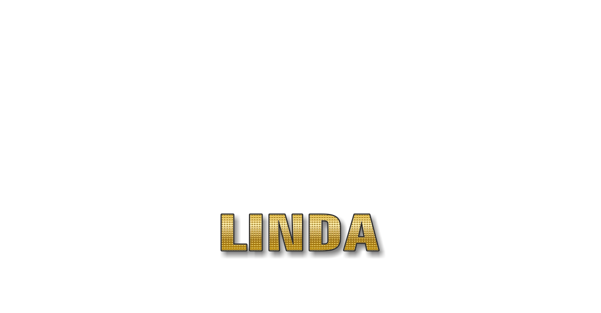 Happy Birthday Linda Personalized Card for celebrating