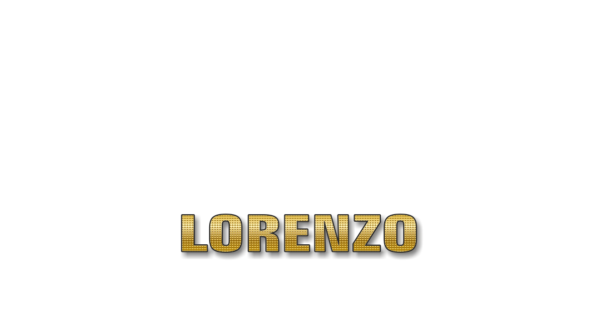 Happy Birthday Lorenzo Personalized Card for celebrating