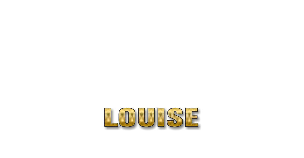 Happy Birthday Louise Personalized Card for celebrating