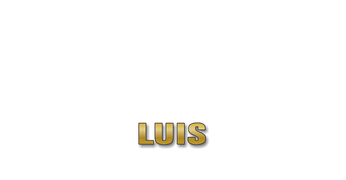 Happy Birthday Luis Personalized Card for celebrating