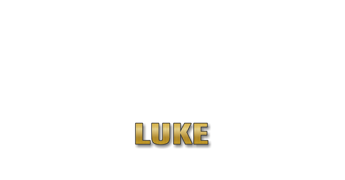 Happy Birthday Luke Personalized Card for celebrating