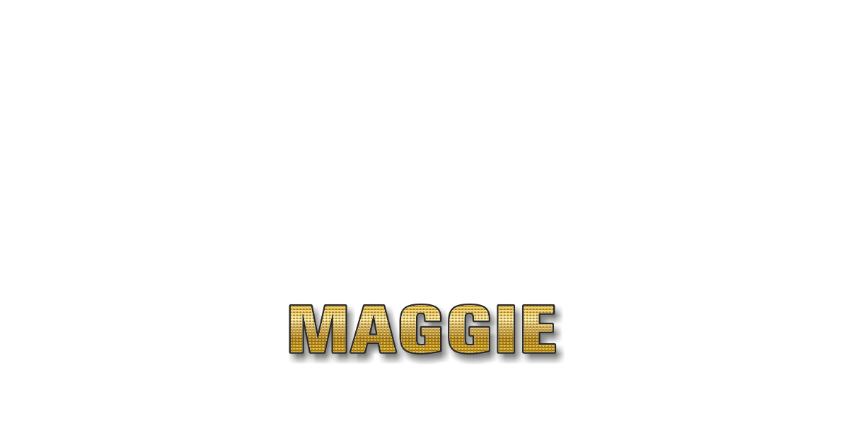 Happy Birthday Maggie Personalized Card for celebrating