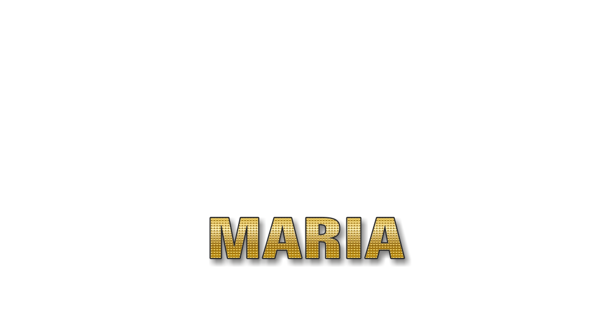 Happy Birthday Maria Personalized Card for celebrating