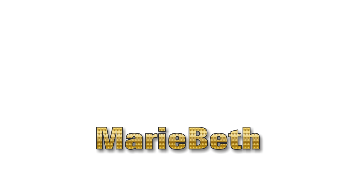 Happy Birthday MarieBeth Personalized Card for celebrating