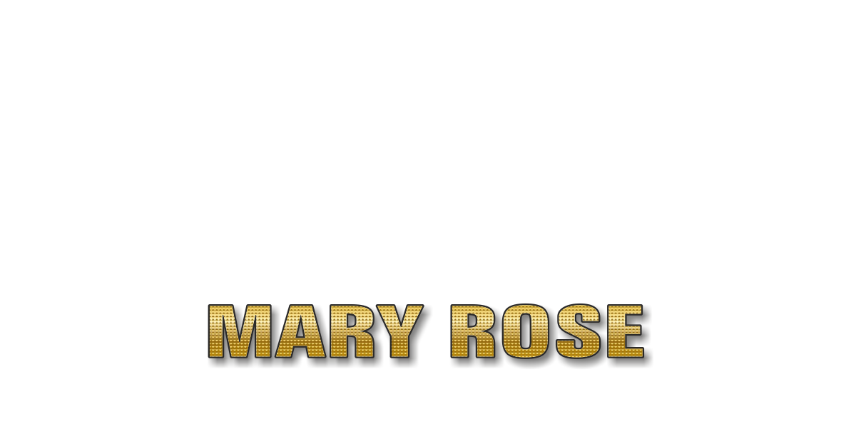 Happy Birthday Mary Rose Personalized Card for celebrating