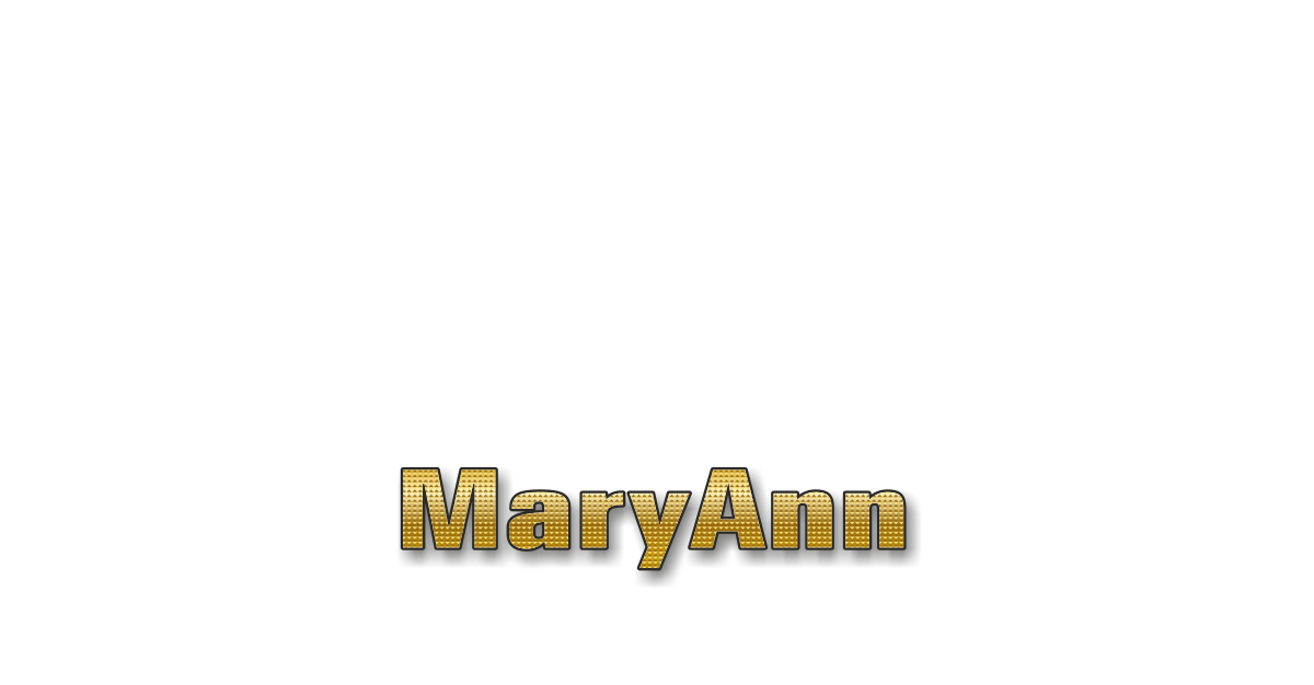 Happy Birthday MaryAnn Personalized Card for celebrating