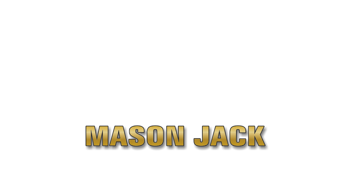 Happy Birthday Mason Jack Personalized Card for celebrating