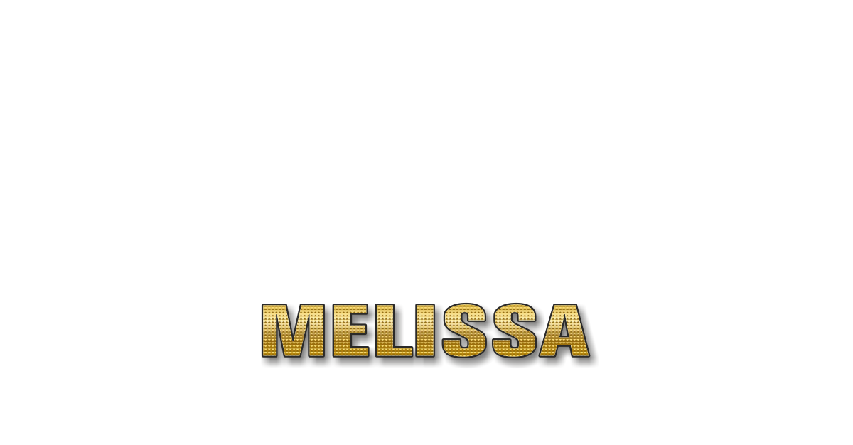 Happy Birthday Melissa Personalized Card for celebrating