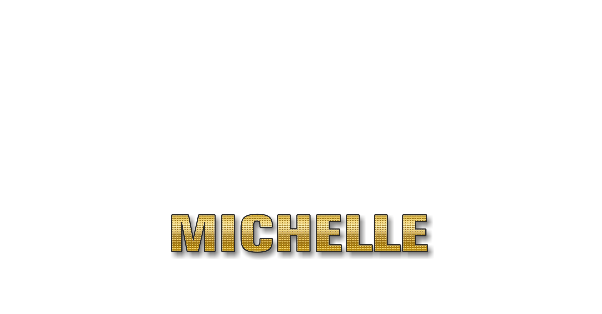 Happy Birthday Michelle Personalized Card for celebrating
