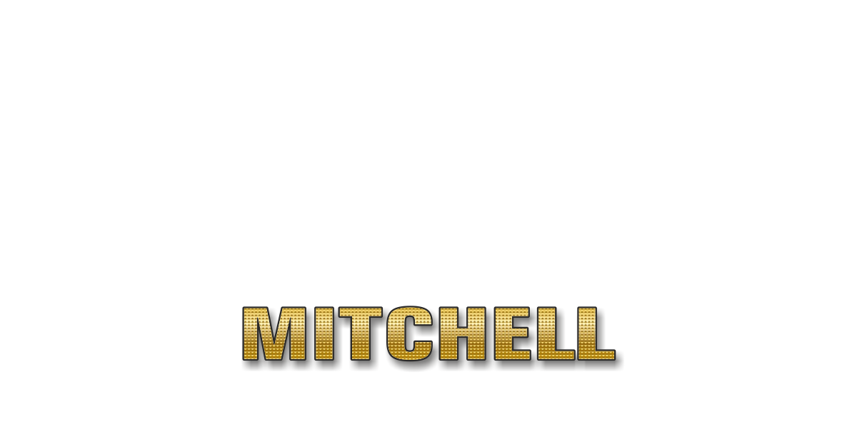 Happy Birthday Mitchell Personalized Card for celebrating