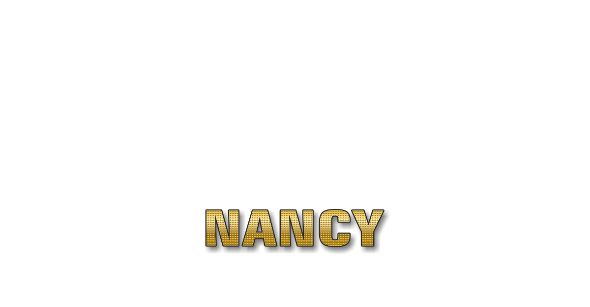 Happy Birthday Nancy Personalized Card for celebrating
