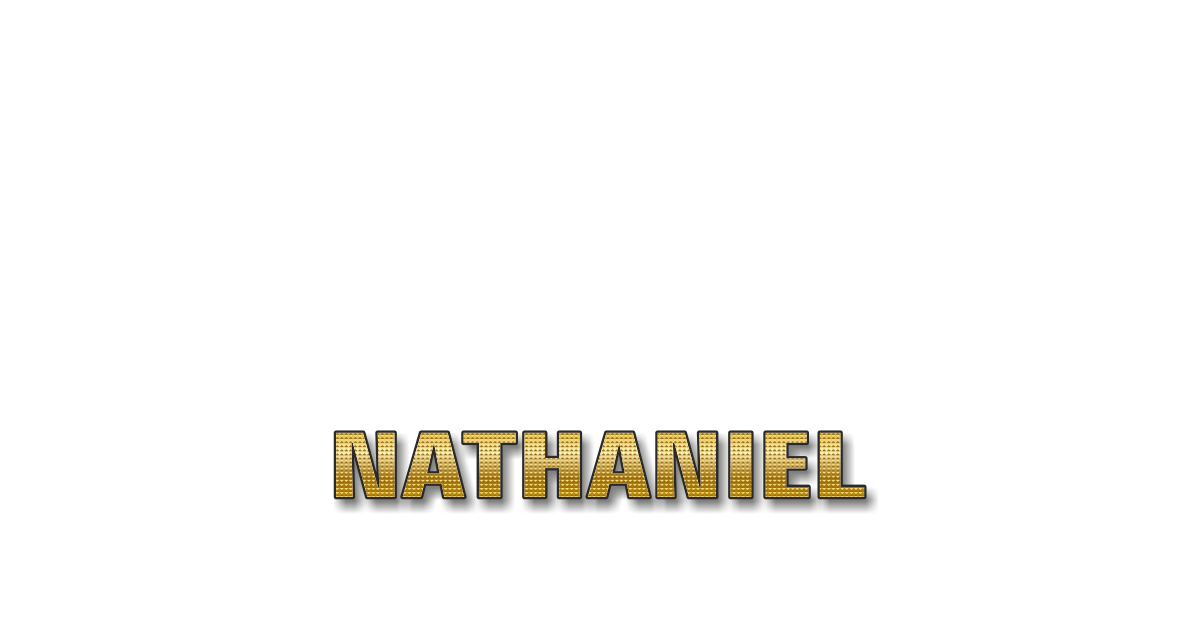 Happy Birthday Nathaniel Personalized Card for celebrating