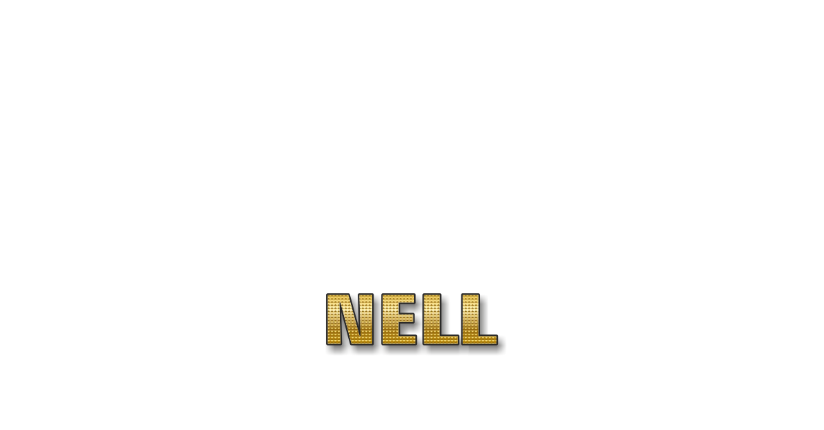 Happy Birthday Nell Personalized Card for celebrating