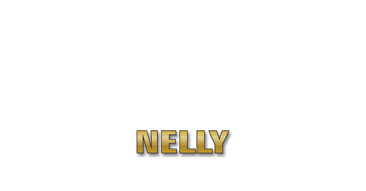 Happy Birthday Nelly Personalized Card for celebrating