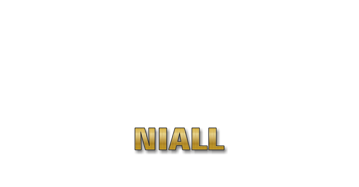 Happy Birthday Niall Personalized Card for celebrating