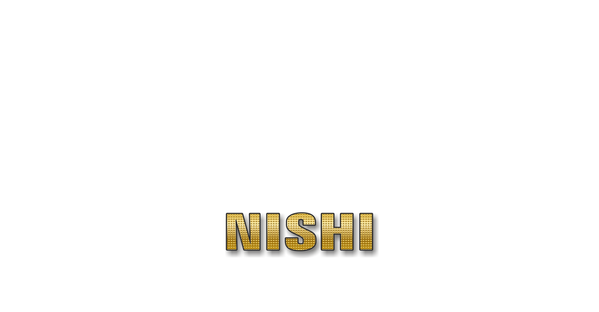 Happy Birthday Nishi Personalized Card for celebrating