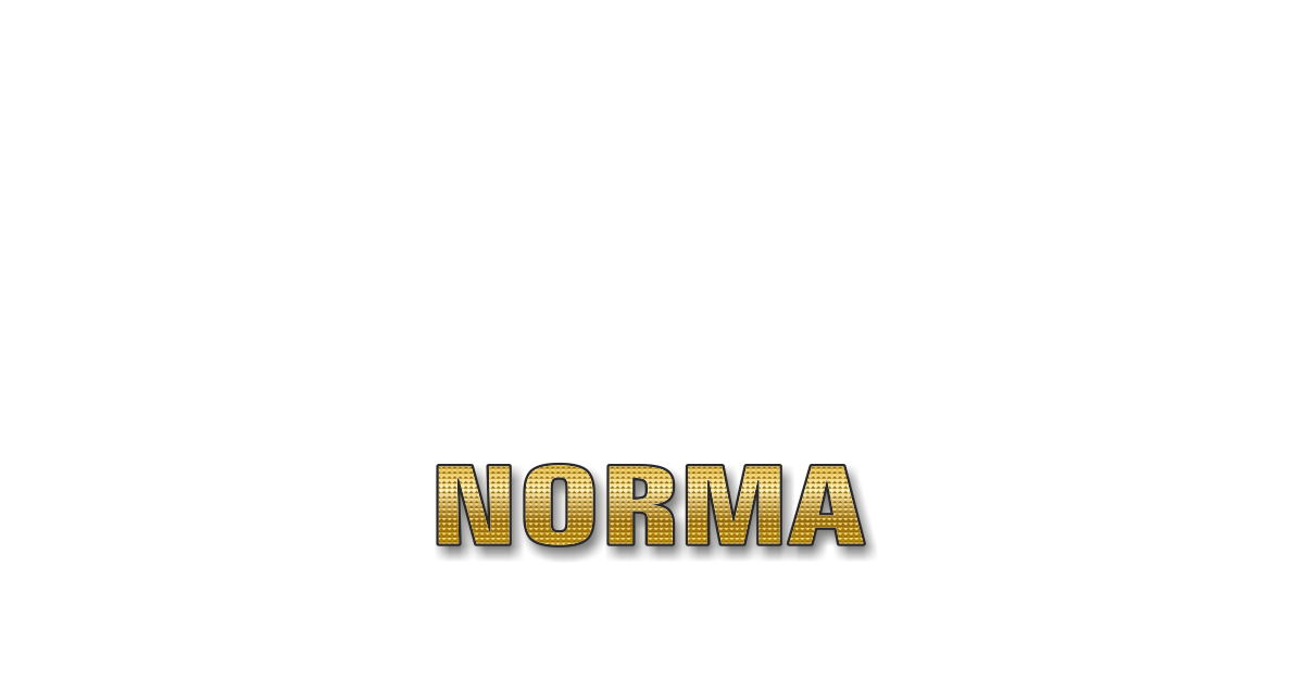 Happy Birthday Norma Personalized Card for celebrating
