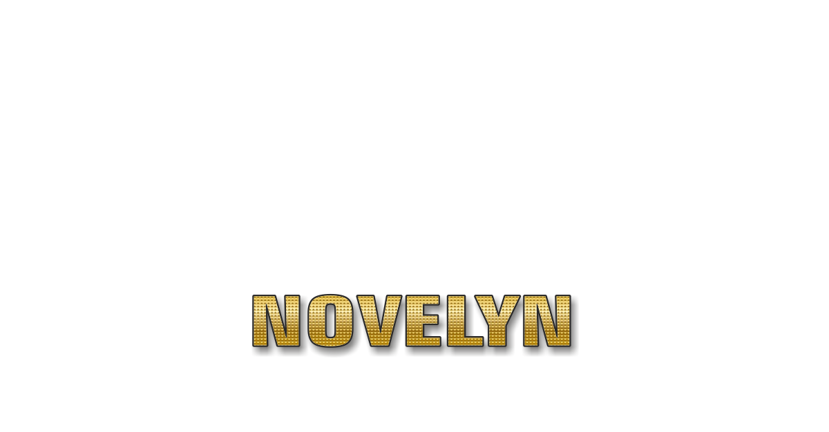 Happy Birthday Novelyn Personalized Card for celebrating